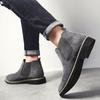 Mens Martin Boots Middle Help Chelsea Trend