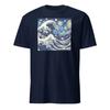 Unisex Shirt Cotton Oversize Large Size The Great Wave Off Kanagawa Shirt Japanese Kanagawa Artwork T-Shirt Size S-3XL