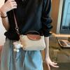 Stroh geflochtene Umhängetasche Meeresstrand Urlaubs Crossbody Tasche Sommer geflochtene kleine Handtasche Damen Einzel-Schultertasche