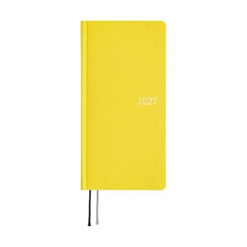 Hobonichi Techo 2027 Weeks English Edition Colors Pink Sapphire January Start Weekly Planner Left Slim Hardcover Notebook