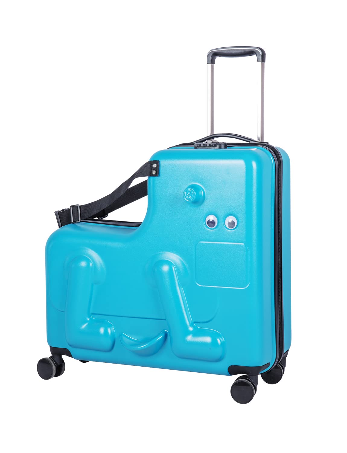 

Детский чемодан, на котором дети могут кататься. Детский чемодан с тихими колесиками и двойной защитой, удобный для поездок. Форма деревянной лошадки, на которой дети могут сидеть.