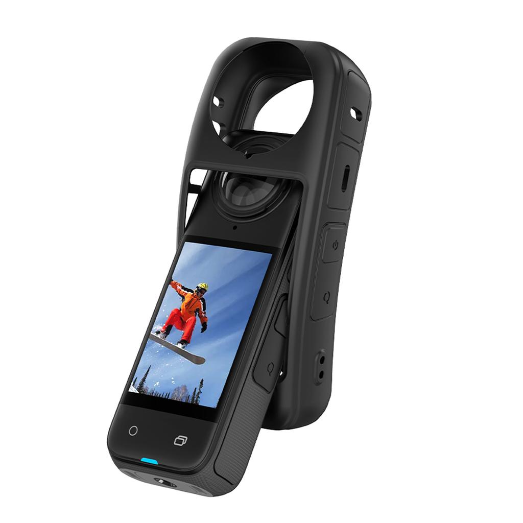 Black Silicone Case Cover for X4 Cameras Case Scratches Resistant Lens Caps Comfortable Camera Cover Ensure Safety