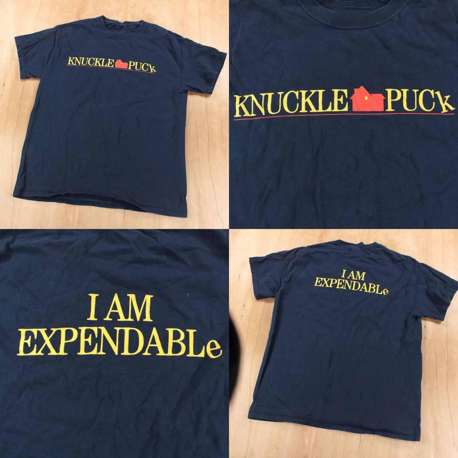 2 Sides Knuckle Puck Band I am expendable T Shirt Black Unisex S-5XL 2B0070 XXL