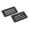 2pcs RV Air Vent Louver Professional Bathroom Office Ventilation Outlet Grille Louver for Boat