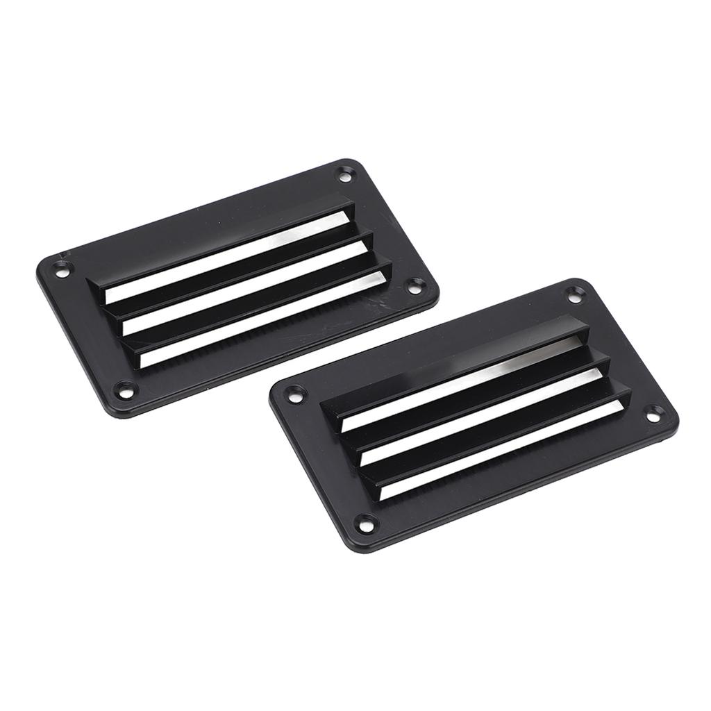 2pcs RV Air Vent Louver Professional Bathroom Office Ventilation Outlet Grille Louver for Boat