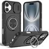 Phone Bag for Magsafe Magnetic Ring Case for Iphone 17 Pro Max 16 15 14 Plus 12 13 Pro Max Iphone17 Kickstand Lens Cover