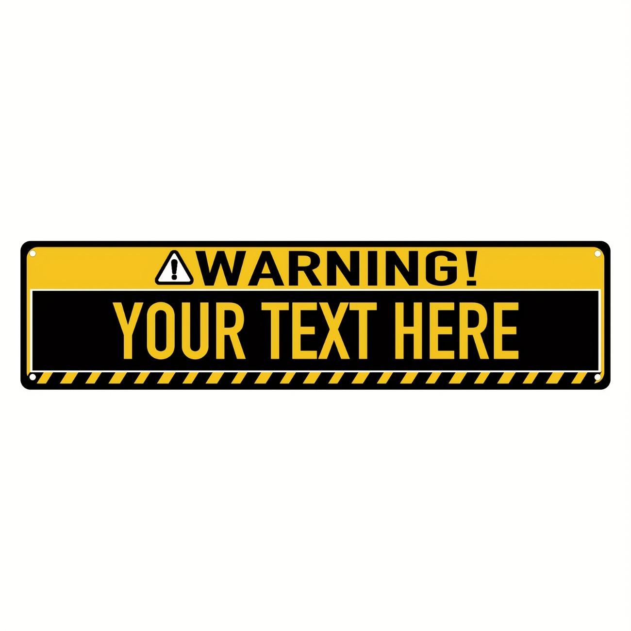 

Personalized Custom Aluminum Street Sign Retro 40x10cm Outdoor Wall Decor