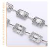 Mei Mary New Rhinestone-embellished Women's Metal Waist Chain - Versatile Dress Hook Adjustable Decorative Chain