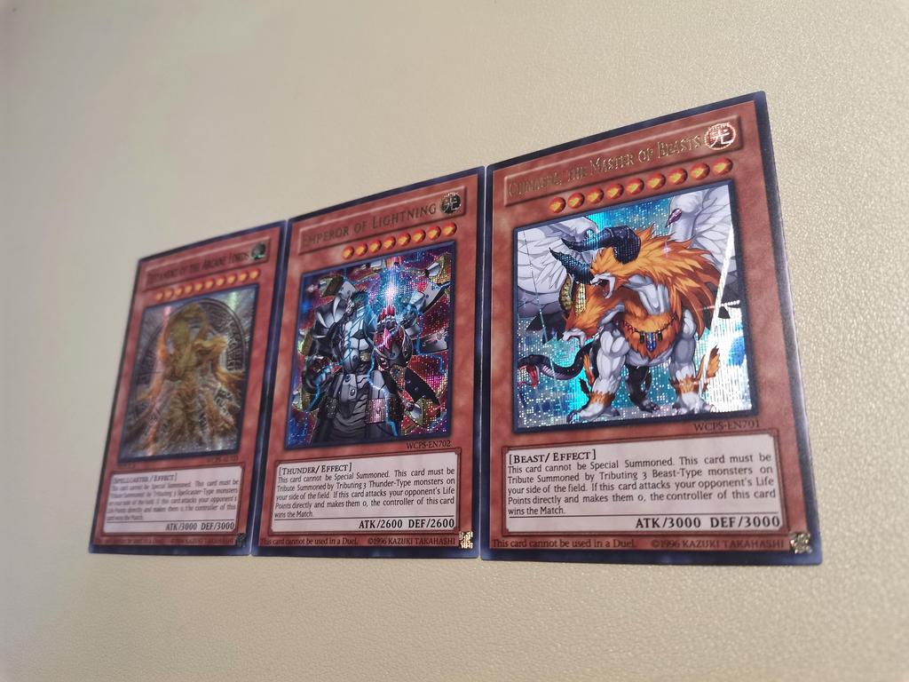 Diy 3pcs/set Yu-gi-oh! Self-made Card Set Glass Flash Gilded Laser Flashs Anime Toy Present Cartoon Long Lasting