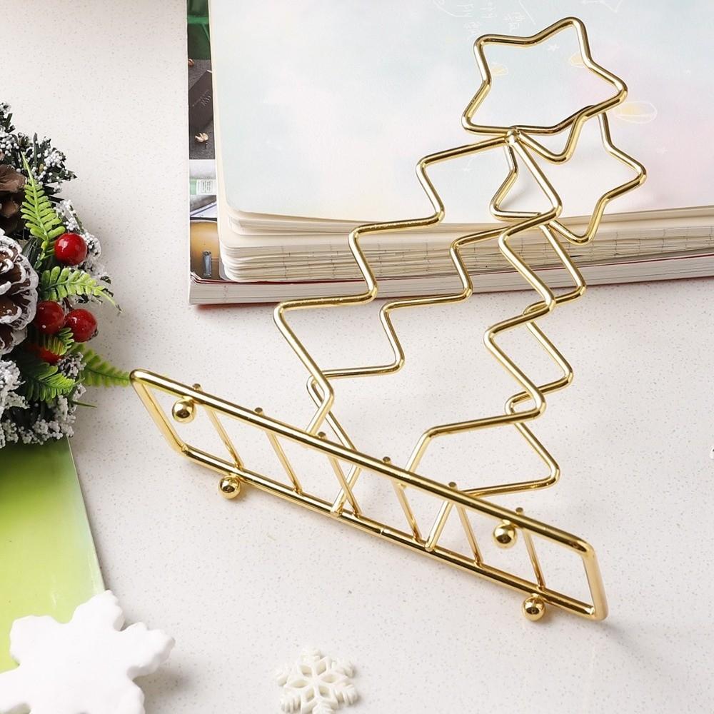 Iron Christmas Tree Napkin Holder Minimalist Paper Tissue Holder Paper Dispenser Rack Tabletop Use
