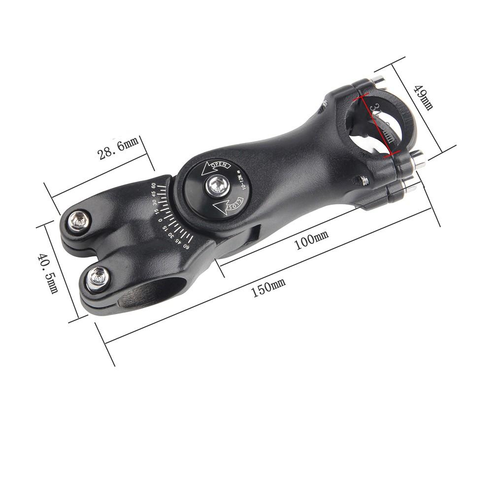 Adjustable Handlebar Stem for Mountain Bike Choose Your Suitable Height 31.8-100MM
