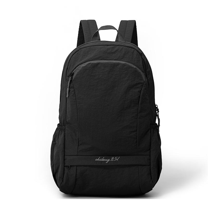 

Складной рюкзак женский легкий спортивный дорожный рюкзак мужской большой вместимости для активного отдыха чёрный