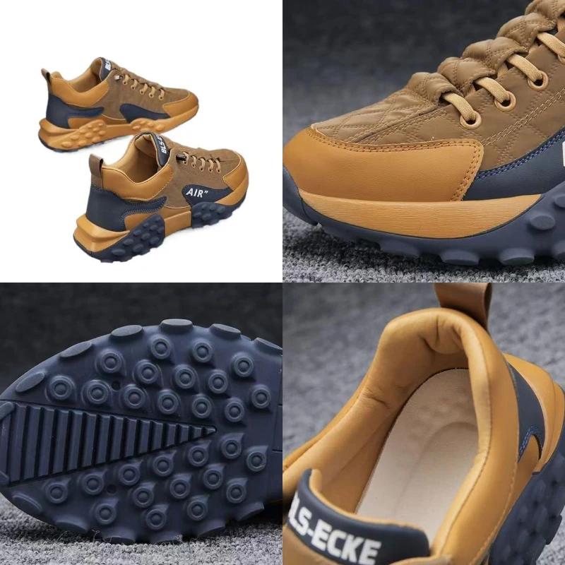 Pantofi sport casual pentru bărbați, pantofi de tenis, pantofi sport pentru bărbați, pantofi confortabili din piele, 2024, pantofi vulcanizați cu platformă cu talpă de cauciuc, Zapatos