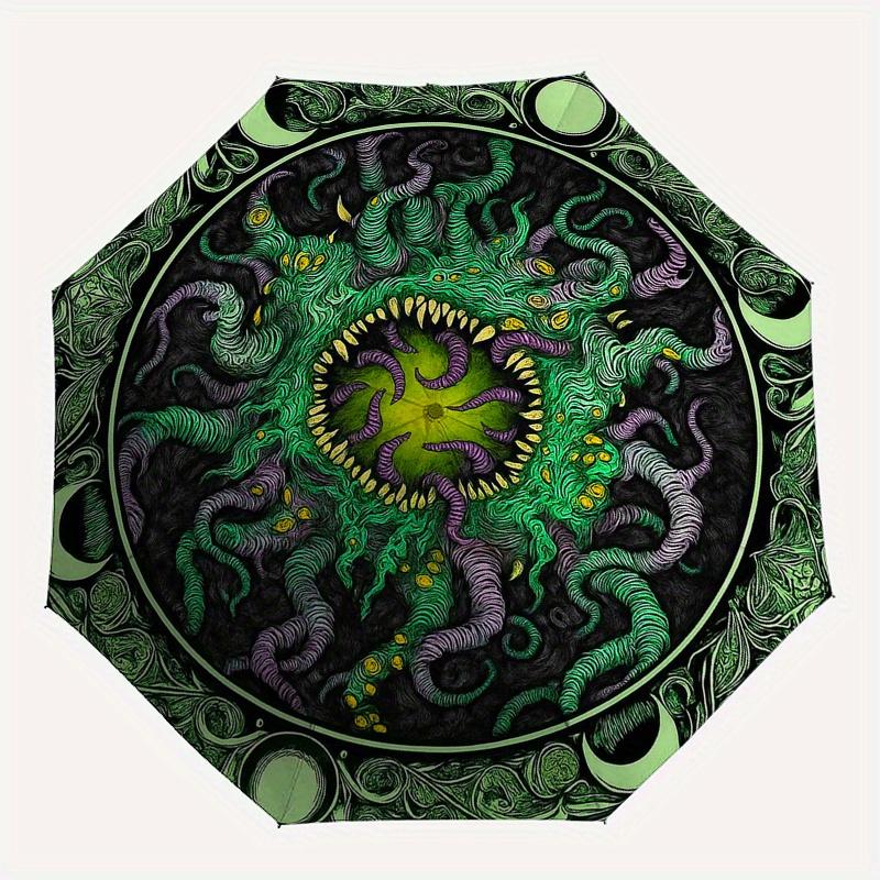 Enchanted Mandala: A Mystical Artwork for Your SpaceUmbrella, Portable 3-Fold Umbrella for Men & Women,Christmas Gift ES322