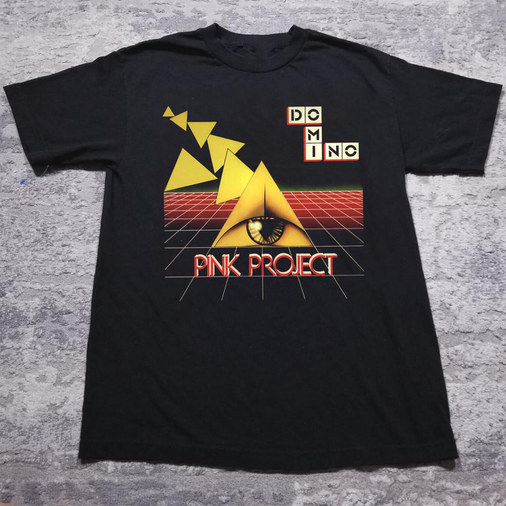 

Pink Project – Футболка с принтом альбома Domino для мужчин и женщин, все размеры S-5XL, 5XL, унисекс, мужская летняя хлопковая футболка с графическим рисунком S разноцветный