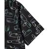 Carhartt WIP All Over Print Short Sleeve Shirt Men Shirts Black I031661-1JR-XX