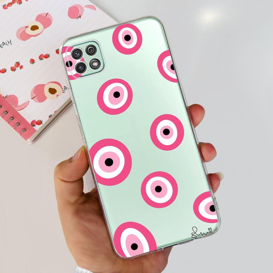 Stylish Phone Case For Samsung Galaxy A22 5G A22S A22 4G Transparent TPU Soft Silicone Back Cover For Samsung A22 A225F A226B