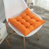 Weiches gebürstetes Stoffkissen Orange 40x40 cm für Heim-Esszimmer-Wohnzimmer-Stühle