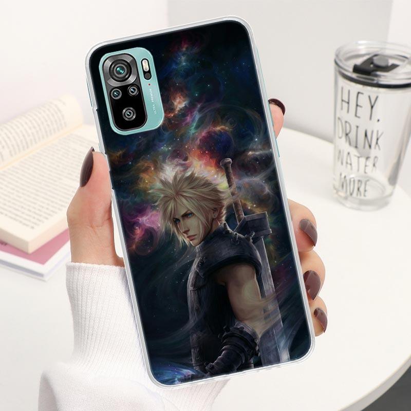 Final Fantasy VII Coque Phone Case For Xiaomi Redmi Note 13 14 12S 12 11S 11T 11E Pro Plus 11 10 10S 4G 5G 14Pro Soft Silicone C