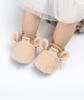 Unisex Cartoon Winter Baby Velcro Cotton Shoes, Soft Sole, Warm for Toddlers Aged 0-1 Year