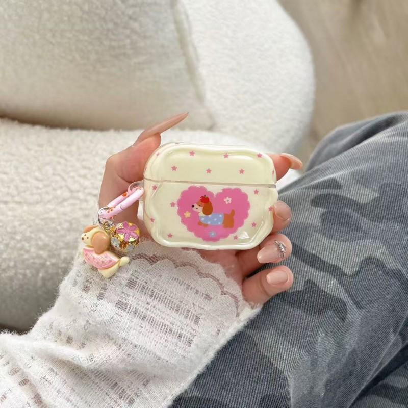 Ins Cute Sausage Dog Airpodspro3 Earphone Cover Apple Bluetooth Protective Case 4/2 Soft Silicone Female