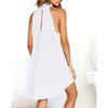 Chic Womens Holiday Irregular Ladies Summer Beach Sleeveless Party Dress For Effortless Style And Comfort