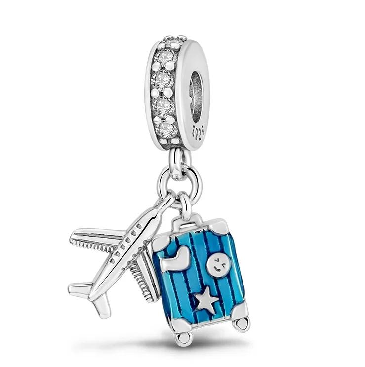 New Original Copper Ocean Charms Sea Star Whale Seahorse Shell Beads For Necklaces Diy Bracelets Present Jewellery