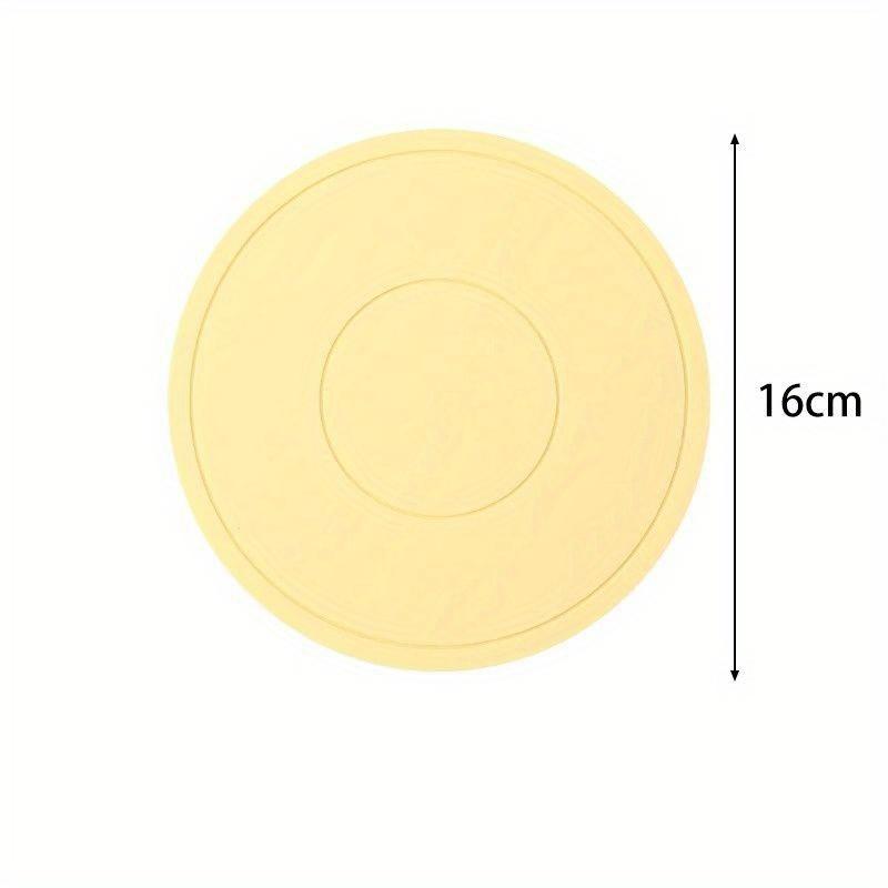 1 ks Kulatý silikonový podtácek Žáruvzdorná a protiskluzová podložka Podložka pod misku Vodotěsná Podložka pod nápoj Kávový hrnek Kuchyňská dekorace