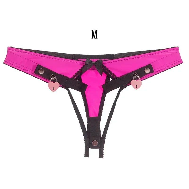 Sissy Training Lockable THONG, Chastity Panties, Anti-Falling Harness for Male Chastity Cage