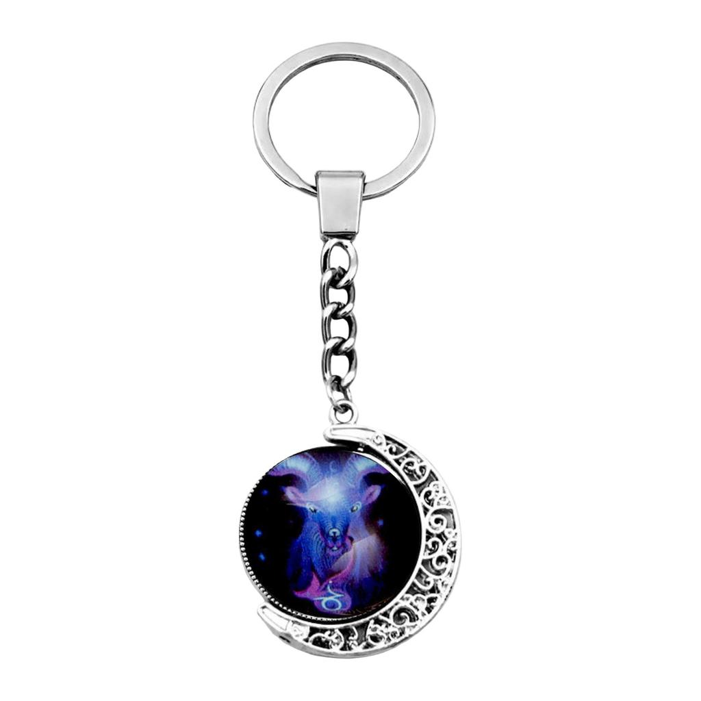 Drehbarer Hemisphären Sternbild Schlüsselanhänger Zeit Edelstein Schlüsselanhänger Anhänger