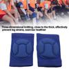 2pcs Protective Knee Pads Thick Sponge Anti Slip Collision Avoidance Knee Sleeve for Outdoor ExerciseBlue S