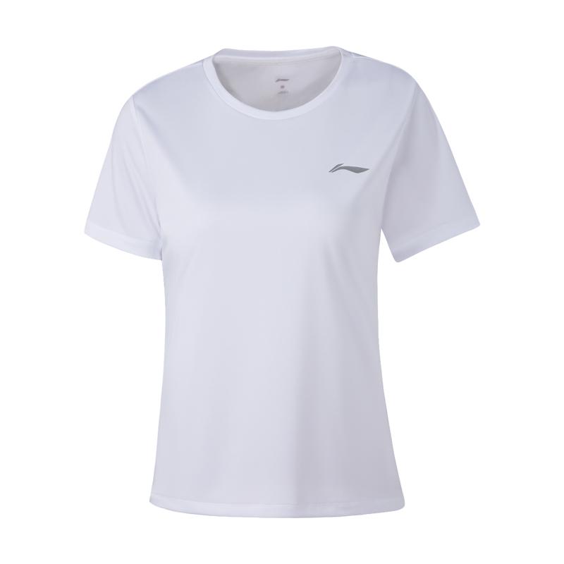 Li-Ning Versatile Comfortable Soft Short Sleeve T-Shirt Women tops White ATSW838-2 M