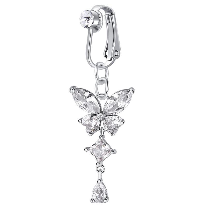 Stylish No-Clip Navel Ring and Stud Collection