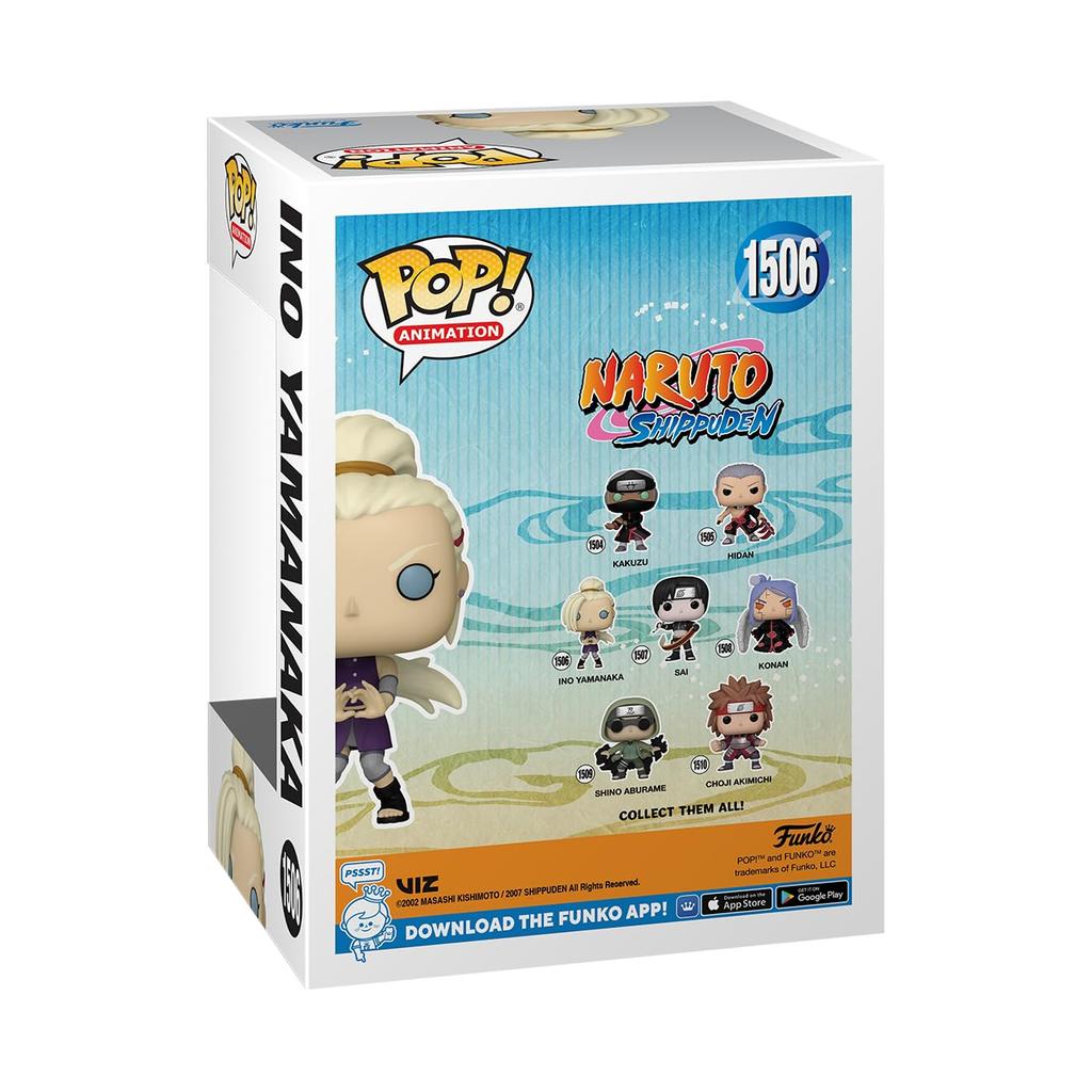 Funko Naruto Ino Yamanaka Collectible Vinyl Figure Gift Idea Official Merchandise For Kids Adults Anime Fans Model Figure for Collectors and Display