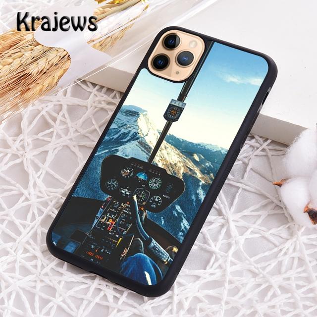 Cool Airplane Cockpit Phone Case Cover For iPhone 17 Air 16 15 14 plus 12 13 pro max coque Shell Fundas