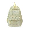 Schoolbag new Japanese high-value female junior high school students class schoolbag polka dot bow student versatile backpack