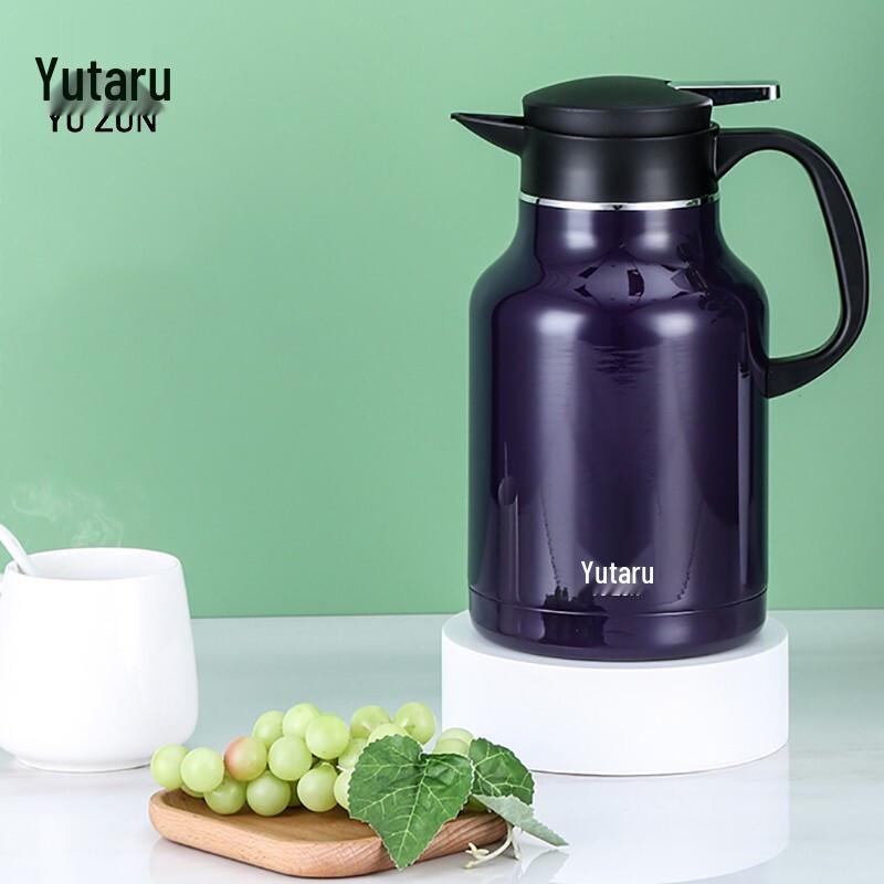 YUZUN 1.6L 304 Stainless Steel Insulated Thermos Pot with Handle