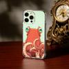 O-Octopus S-Sea Animals O-Ocean Phone Case For iPhone 17 16 15 14 13 12 11 Mini Pro Max Plus Transparent Cover