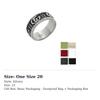 GUCCI GG Marmont 925 Sterling Silver Rings Unisex 551899-J8400-0811-
