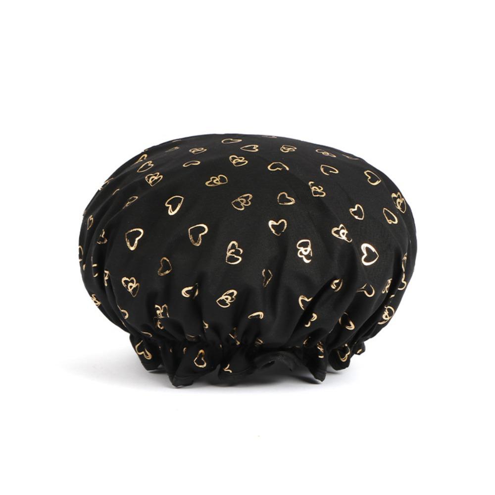 

Reusable Donut Shape Waterproof Shower Cap Elastic Hair Bath Cap for Women Spa Salon Shower Swimming