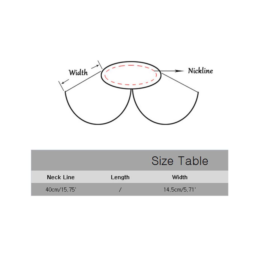 Girls Jabot Collar Detachable Ruffled Collar Victorian Fake Collar Exotic Cosplay Fake Neck Choker Performances Collar