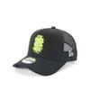 New Era Bērnu Acu Cepure 9FORTYTRUCKER Grafiti Logo ONSPOTZ Ekskluzīvs Melns 9Forty Trucker Grafiti YOUTH52-56cm A-Rāmis