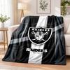 Las Vegas Raiders Printed Flannel Blanket Warm Comfort Bed Throw For Indoor Home Decoration