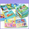 Baby Early Education Farm Animal Hand Book Tear-resistant Cognitive Baby Cloth Book