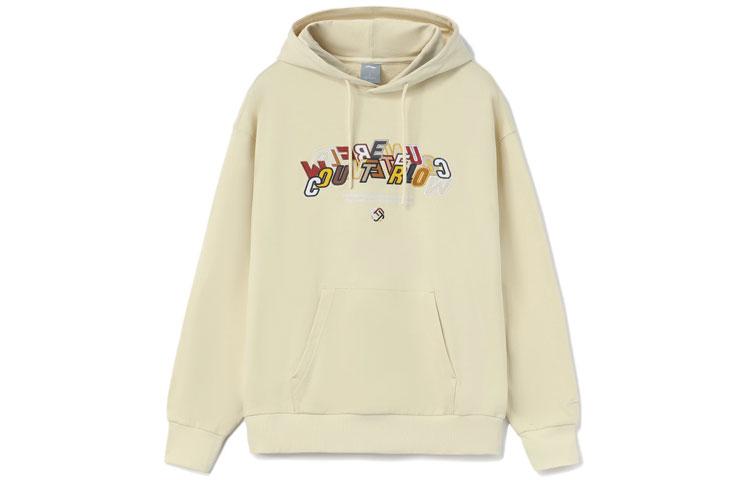 Li Ning Sports Life Collection Sweatshirt Unisex Cloud Apricot Couple s AWDRG50-2 XXL