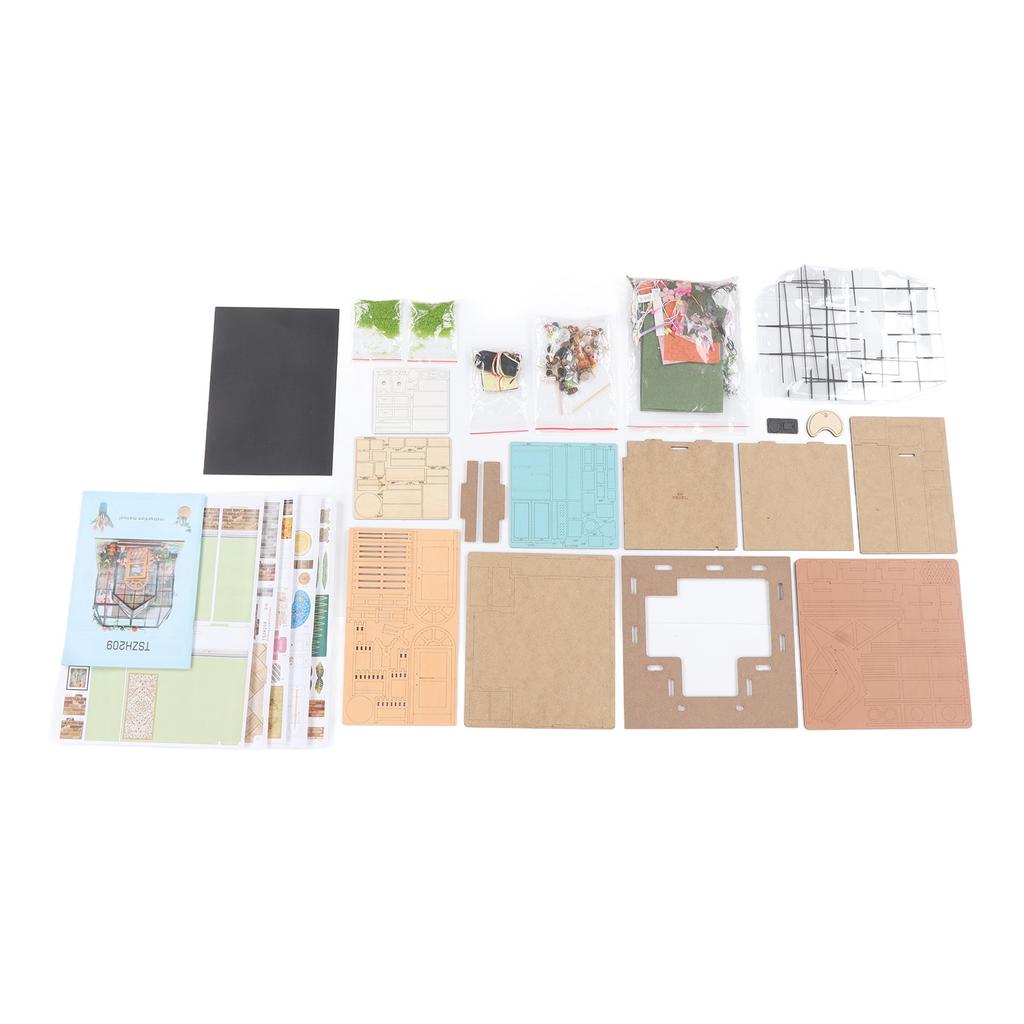 DIY Miniature Dollhouse Kit 1:24 Scale Dollhouse Puzzle Toy for Home Party Entertainment Above 14
