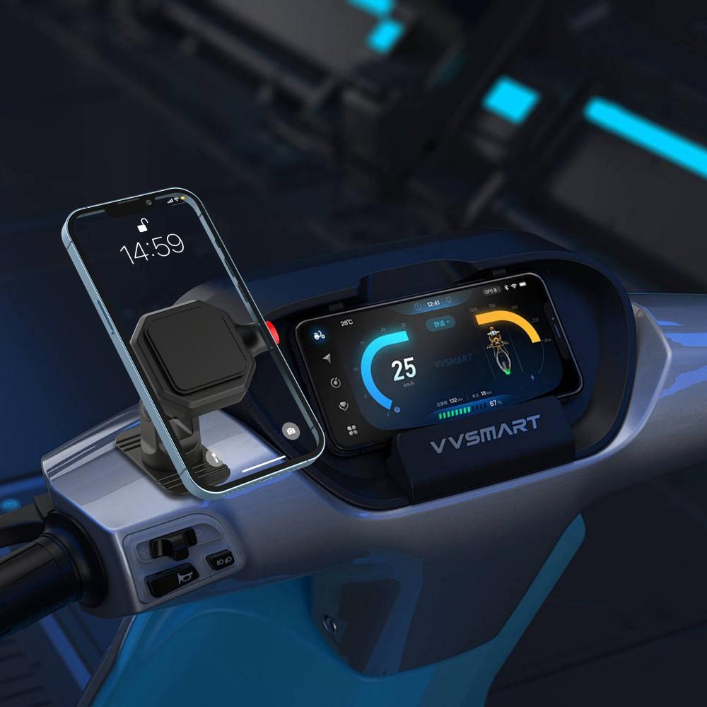 Car GPS Phone Mount Quick Install Adhesive Dashboard Phone Holder Mount Clip GPS Phone Support Bracket for All Smartphones&Car
