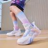 ANTA Women's Kuangchao Professional Basketball Shoes White Blue Pink Yellow A312421105-2