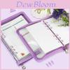 Stylish A5 A6 6-ring Binder Notebook For K-pop Photocard Collection And Diy Projects