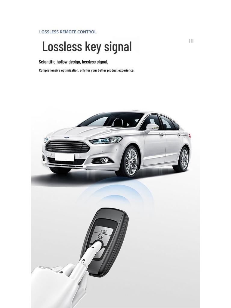 Ford Key Shell Cover: Fits Mondeo, Edge, Focus, Everest, Equinox